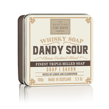 Lade das Bild in den Galerie-Viewer, Scottish Fine Soap - Whisky Cocktails - Dandy Sour Soap in a Tin
