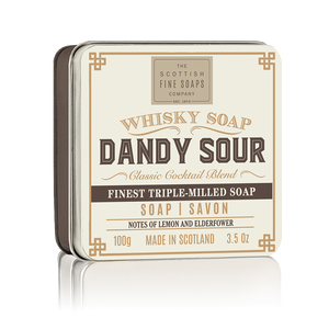Scottish Fine Soap - Whisky Cocktails - Dandy Sour Soap in a Tin