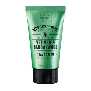 Scottish Fine Soap - Vetiver & Sandelwood - Shaving Cream - Rasiercreme