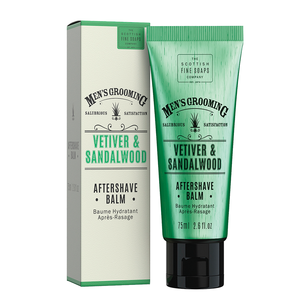 Scottish Fine Soap - Vetiver &amp; Sandelwood - Aftershave Balm