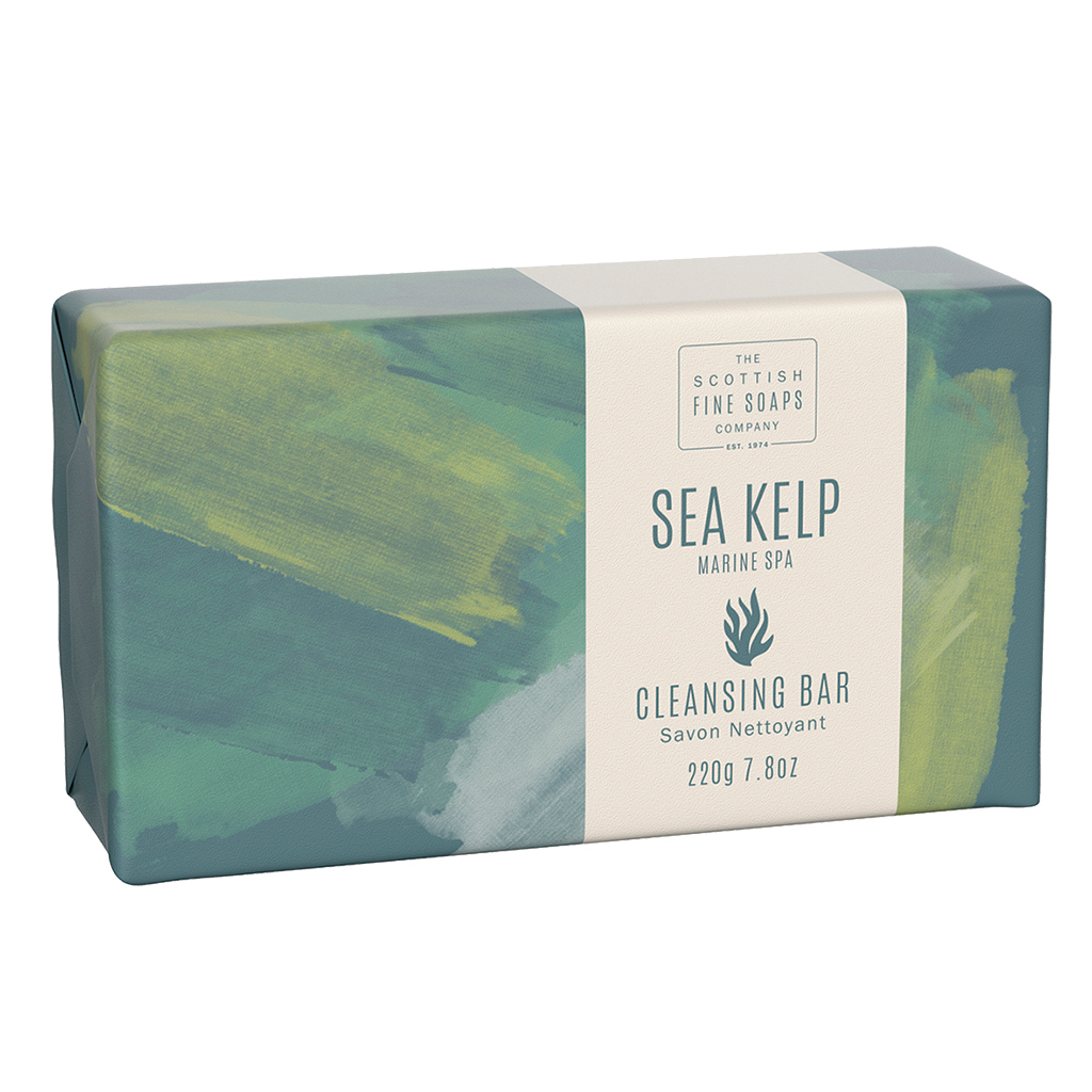 Scottish Fine Soap - Sea Kelp - Marine Spa Cleansing Bar - Seife