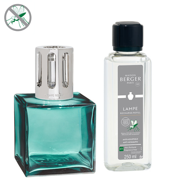 LAMPE BERGER - AIR PUR  Lampe Berger ICE CUBE Grün - Anti Mücke