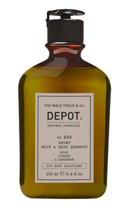DEPOT MALE TOOL NO. 606 SPORT HAIR & BODY SHAMPOO