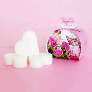 The English Soap Company - Summer Rose Soap Gästeseife 3 x 20g