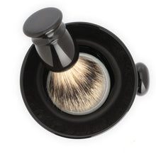 Lade das Bild in den Galerie-Viewer, MÜHLE SHAVING Rasiertiegel Porzellan schwarz RN 46
