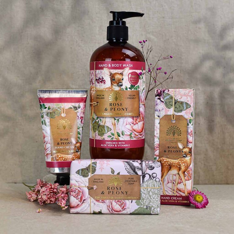 Anniversary Rose and Peony Foaming Hand &amp; Body Wash - Rosen &amp; Pfingstrosen Hand &amp; Duschschaum