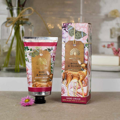The English Soap Company -  Anniversary Rose and Peony Hand Cream - Rosen &amp; Pfingstrosen Handcreme