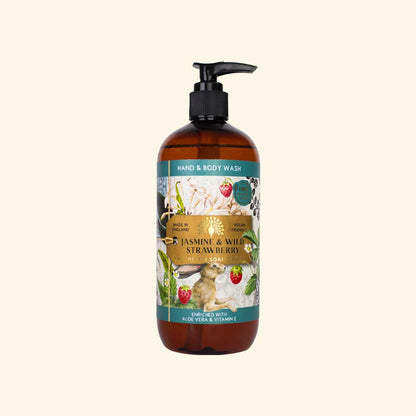 Anniversary Jasmine and Wild Strawberry Hand and Body Wash - Jasmin und Wild Erdbeer Hand &amp; Duschgel