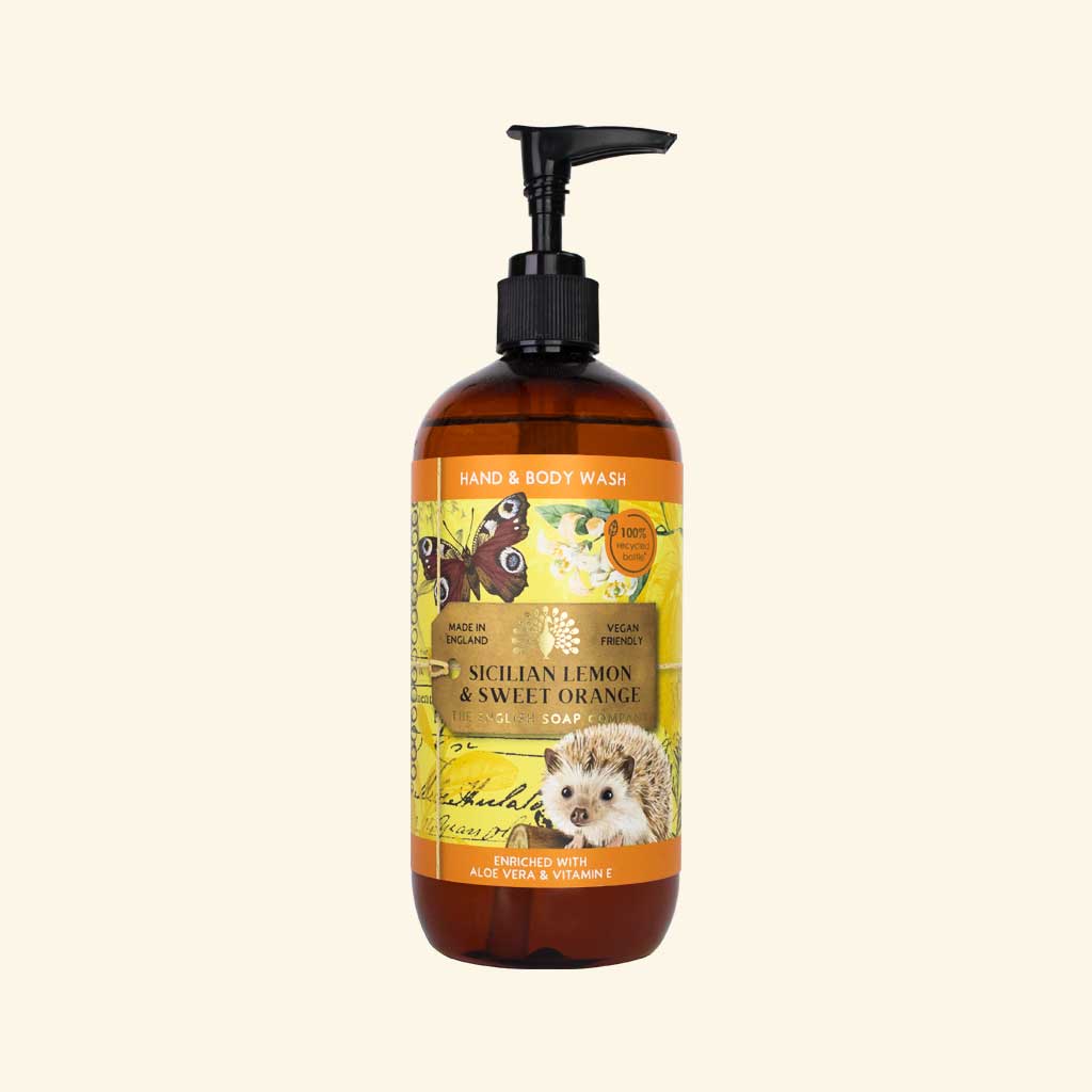 The English Soap Company -  Anniversary Sicilian Lemon and Sweet Orange Hand and Body Wash - Sizilianische Zitrone und süsse Orange Hand &amp; Duschgel