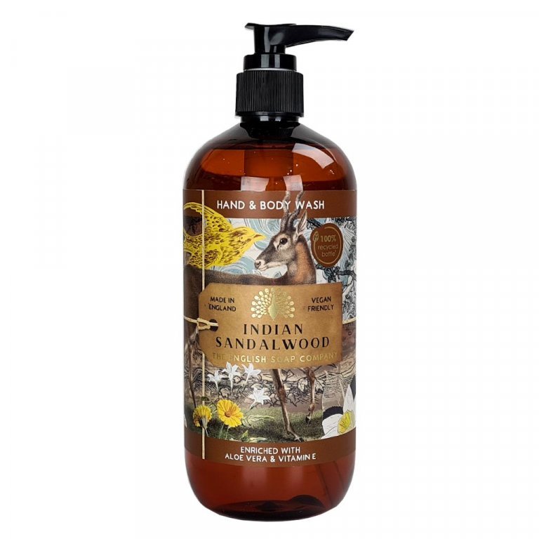 Anniversary Indian Sandelwood Hand &amp; Body Wasch - Indische Sandelholz Hand &amp; Duschgel