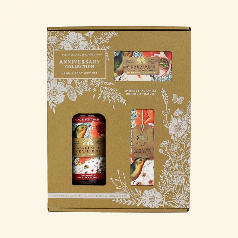 The English Soap Company -  Anniversary Gardeners Grapefruit Hand and Body Gift Box - Gardeners Geschenkbox