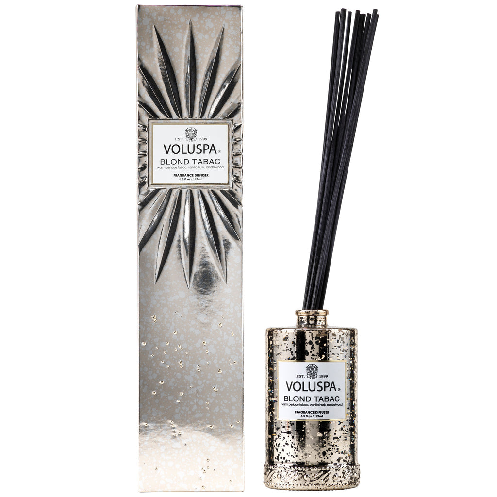 Voluspa - Reed Diffuser Blond Tabac - Diffuser mit Schilfstäbchen