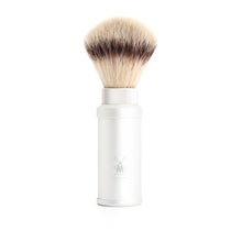 Lade das Bild in den Galerie-Viewer, MÜHLE  SHAVING -  TRAVEL Reiserasierpinsel mit Silvertip Fibre®, Griffe aus eloxiertem Aluminium, im Travelformat
